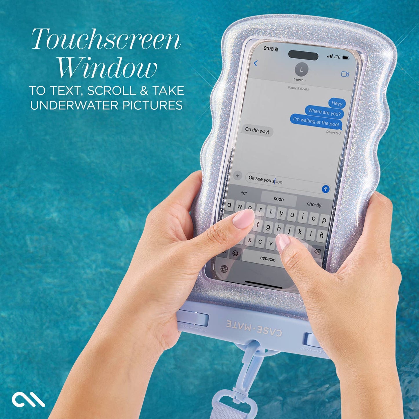 Case-Mate - Case-Mate Wavy Waterproof Floating Phone Pouch