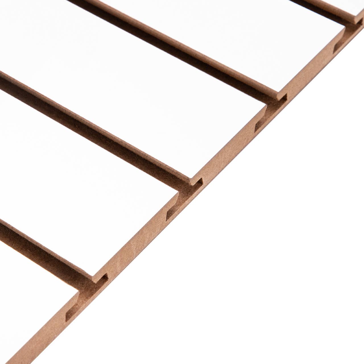 Store Supply Warehouse - 2' X 4' White Horizontal Slatwall Easy Panels - Pack Of 2