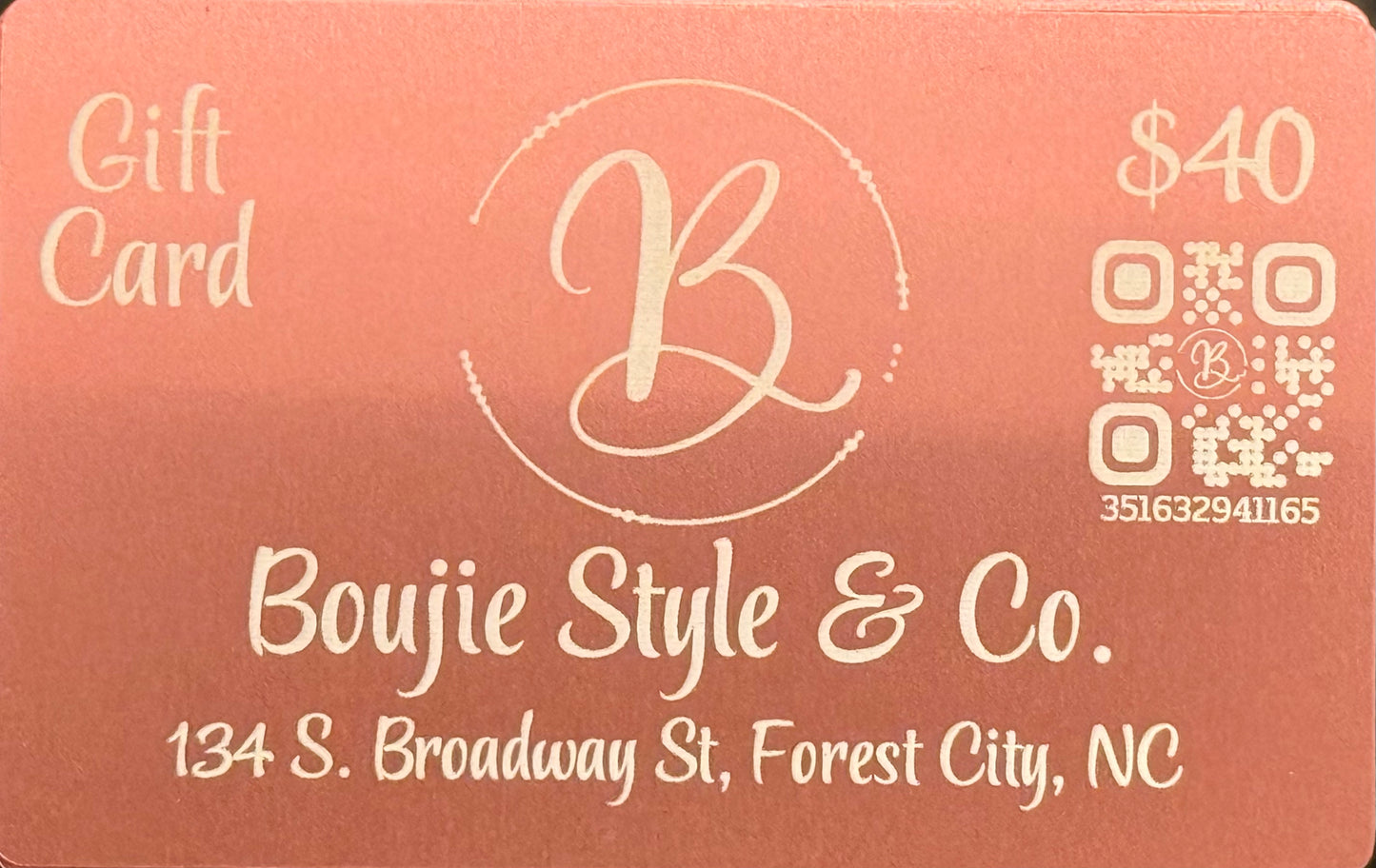 Boujie Style & Co. Gift Card