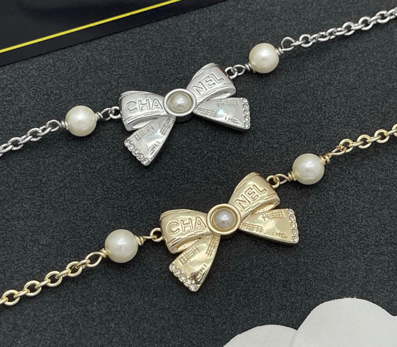 Bow Charm Bracelet