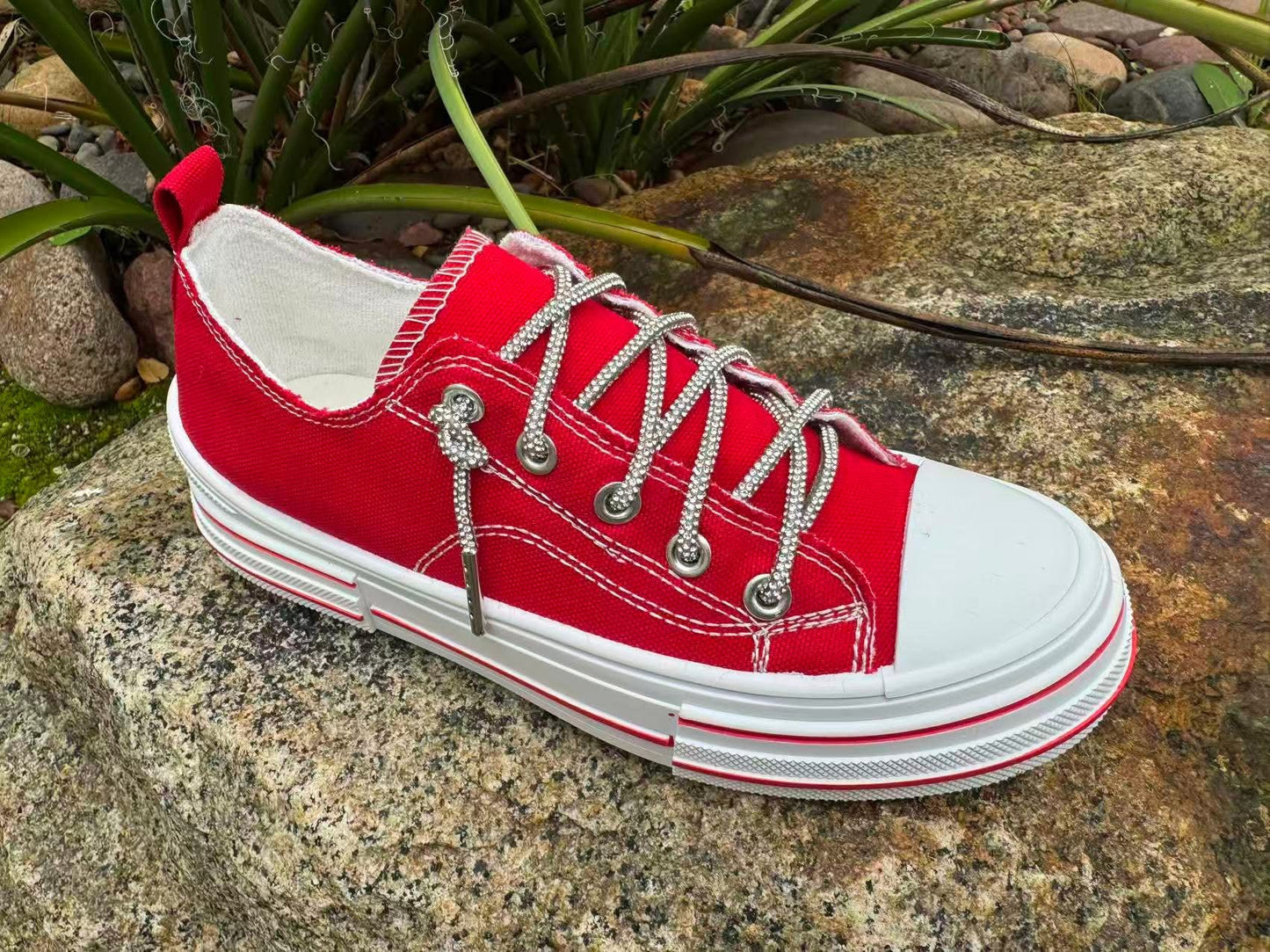 Scarlet Spark Canvas Sneaker