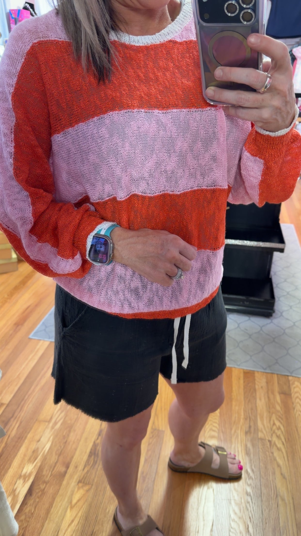 Color Block Lightweight top