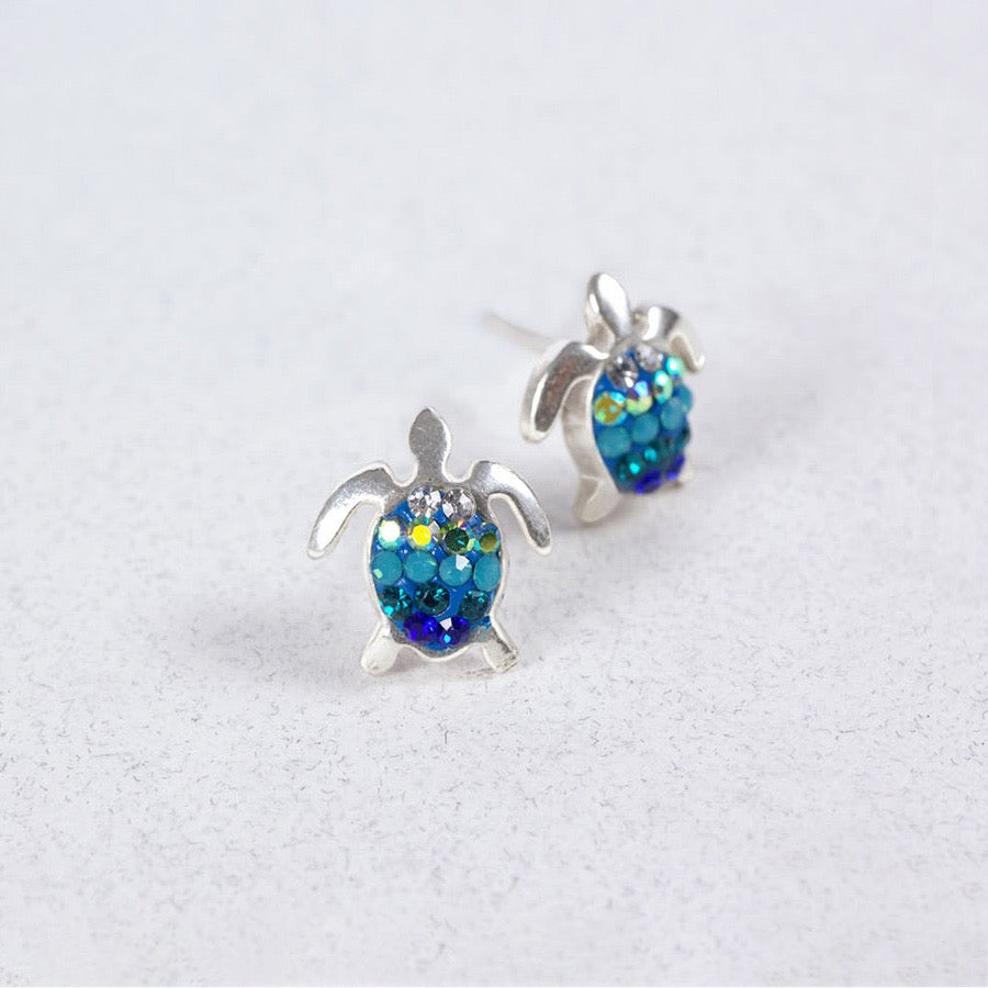Turtle Studs - ocean