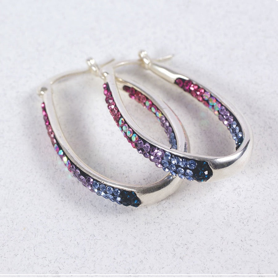 Inside Out Hoop Earrings - Bugambilia