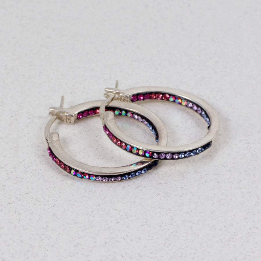 Double Sided Hoop Earrings - Bugumbilia