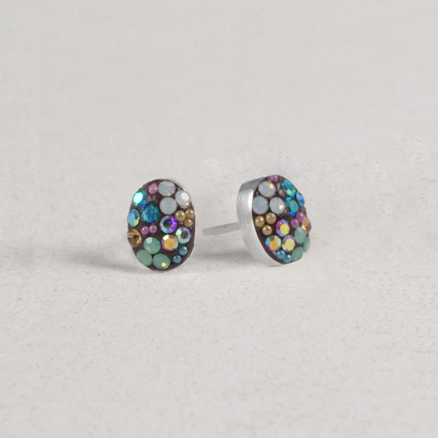 Bijou Stud Earrings - Rose Dew