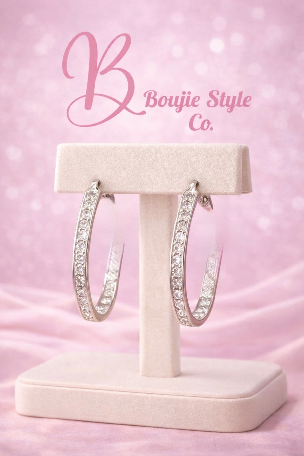 Radiant Curve Hoop Earrings