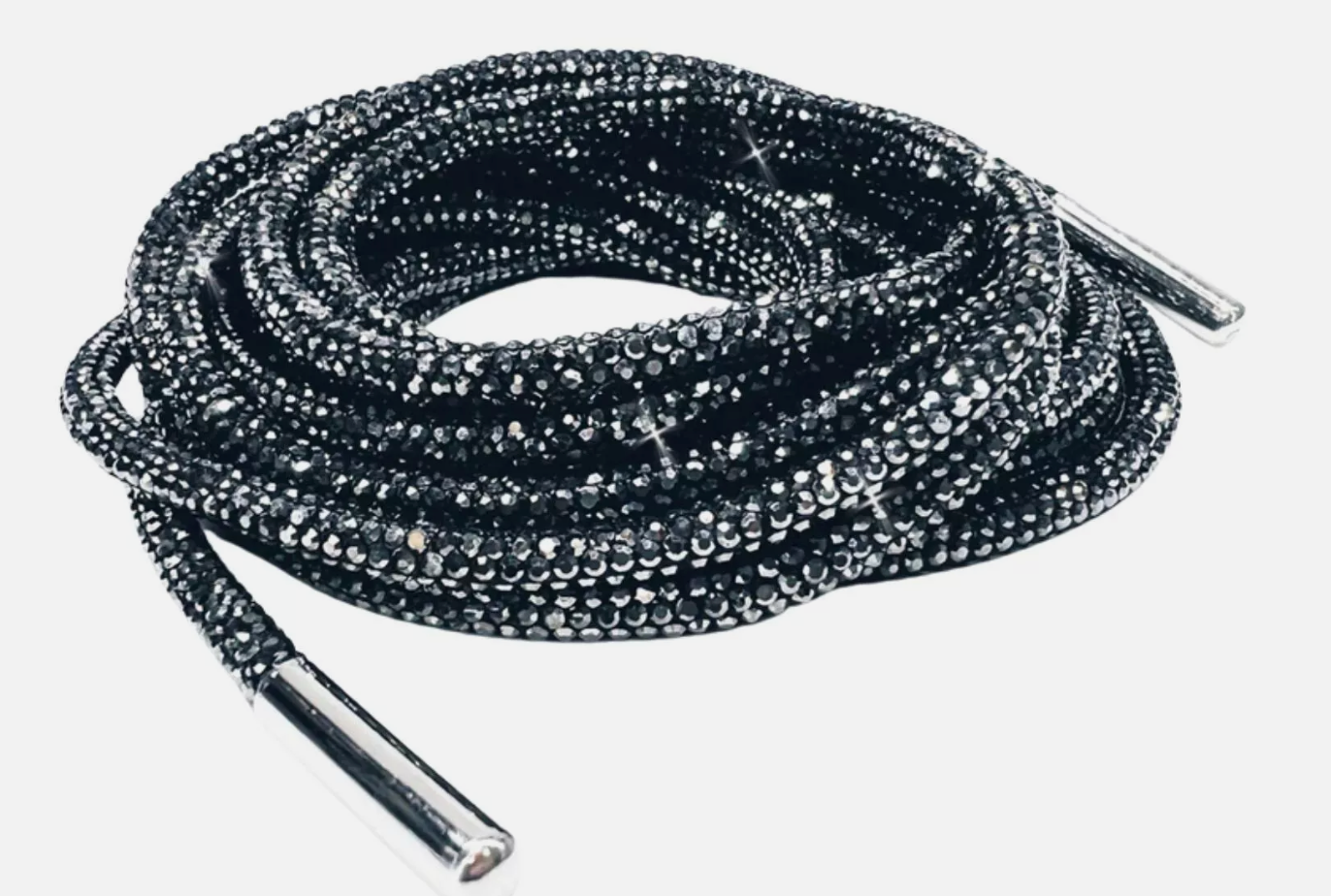 Stoned shoe laces