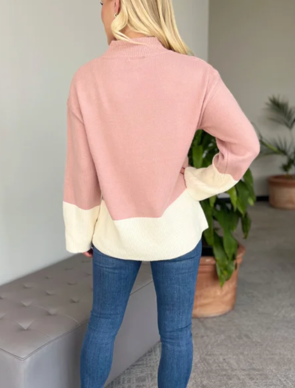 Colorblock Cozy Sweater