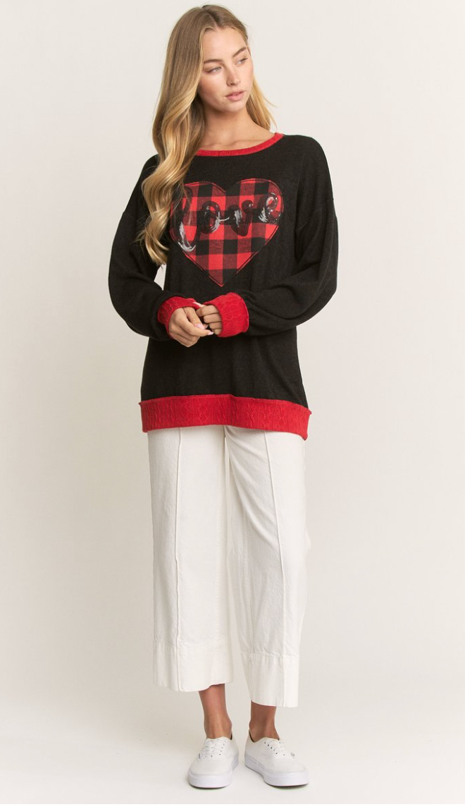 The Buffalo Heart Babe Pullover