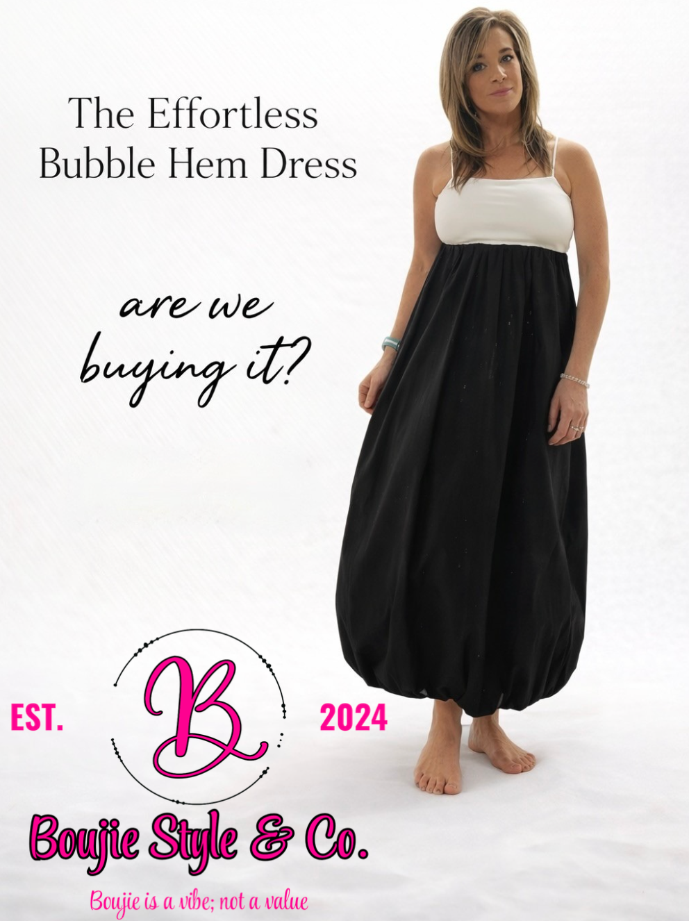 The Effortless Bubble Hem Dress
