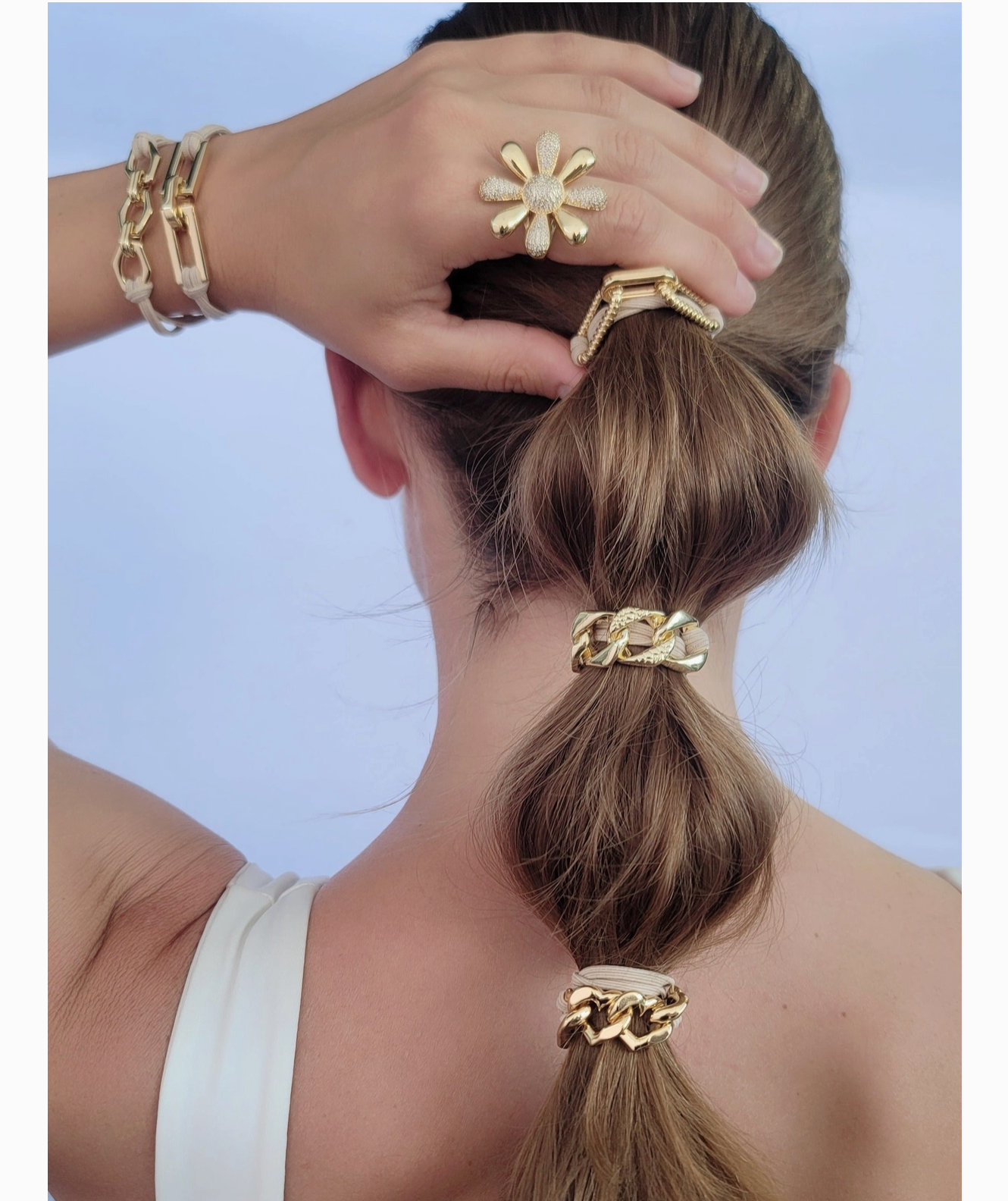 Boujie Link Luxe Hair Tie Bracelet