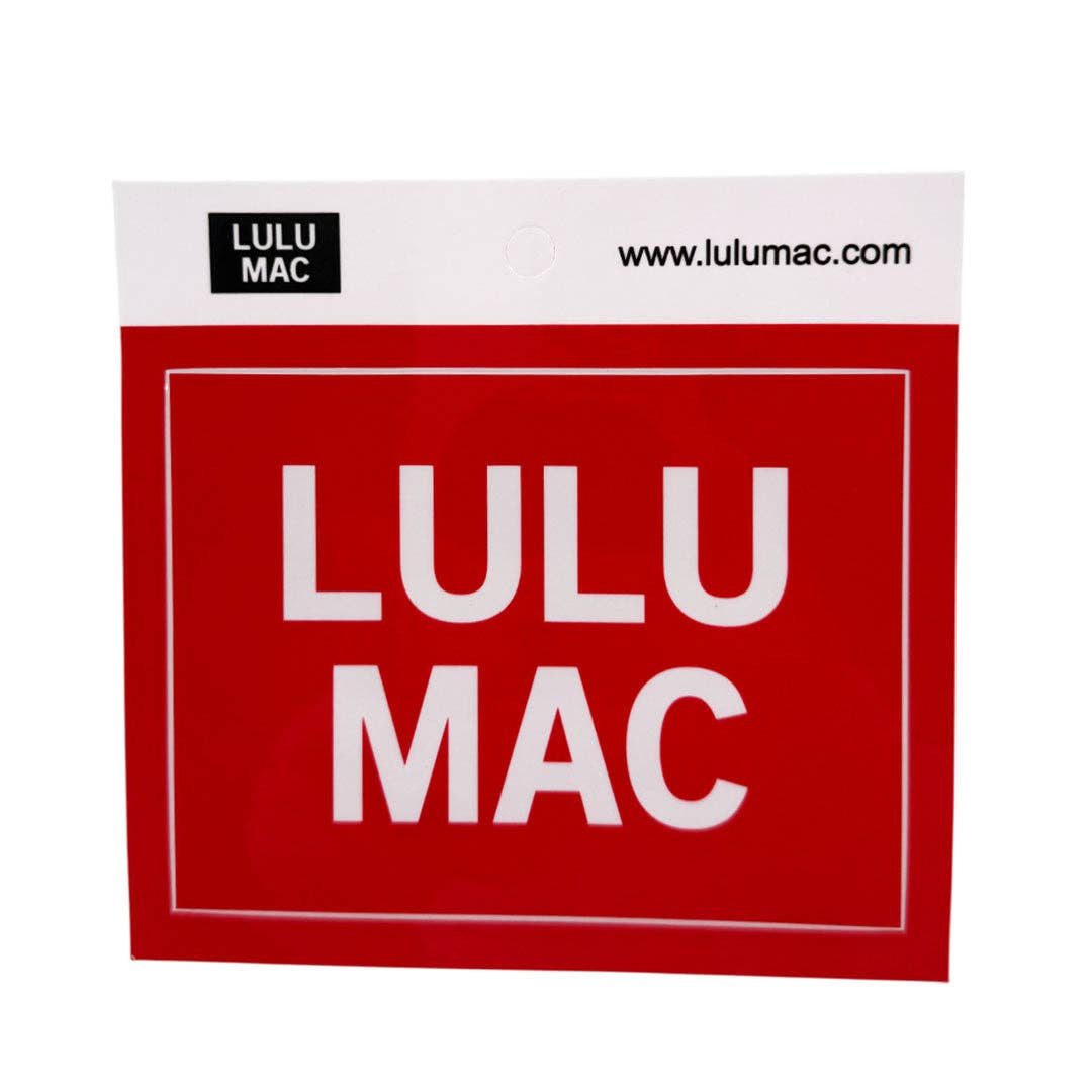 Girlie Girl Originals - Lulu Mac Decal/Sticker-Red