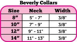 Mirage Pet Products - Designer Faux Croc Beverly Style Dog Collar