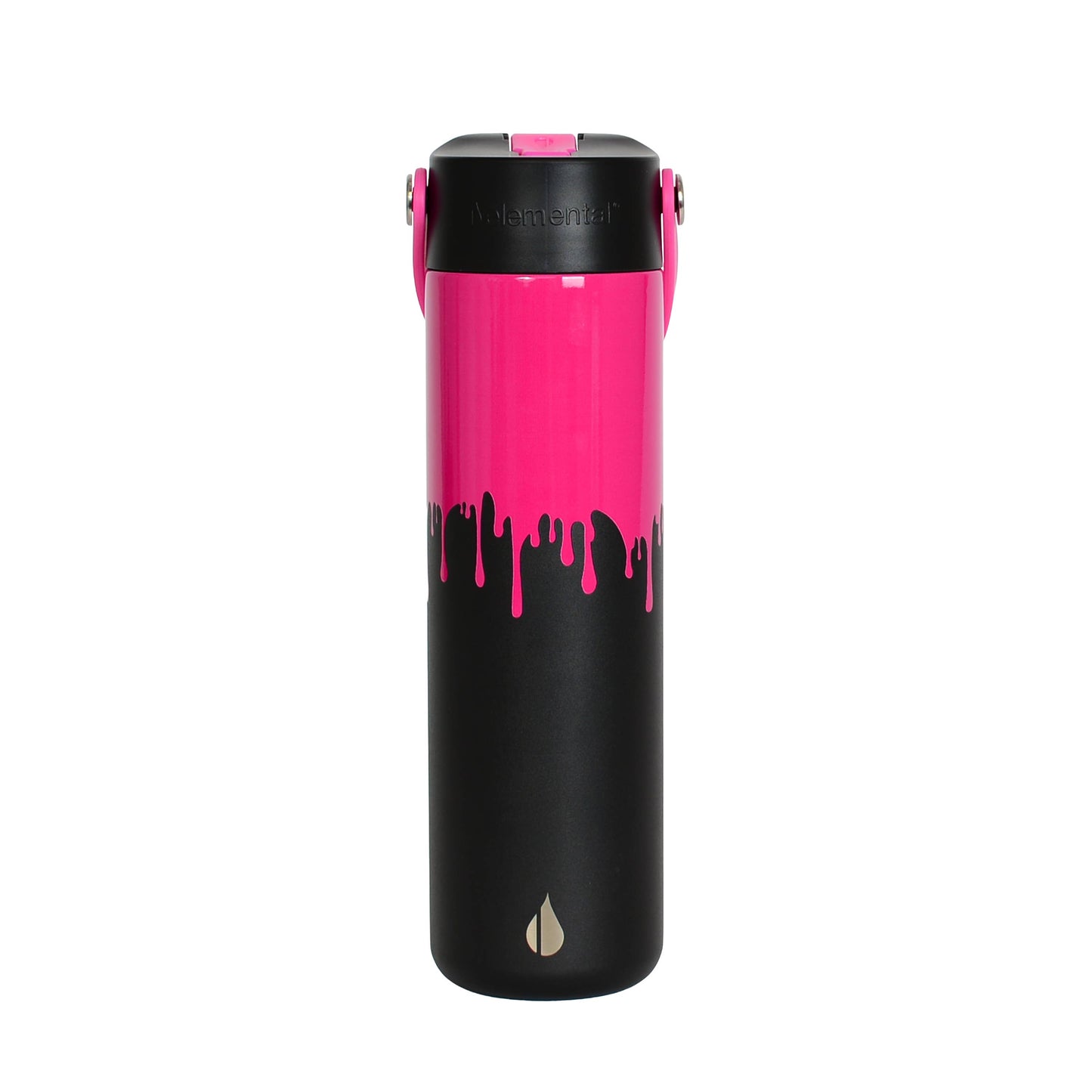 Elemental - 24oz Core Bottle - Hot Pink Drip
