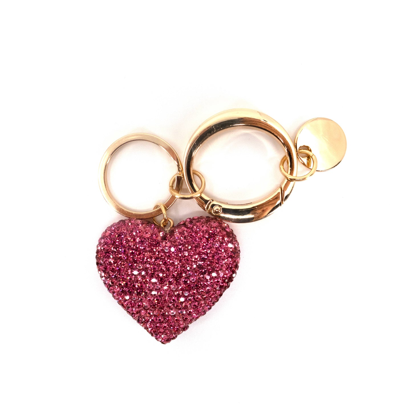 TAPA fashion - RHINESTONE HEART KEY CHAIN 1026-36 (12PC)