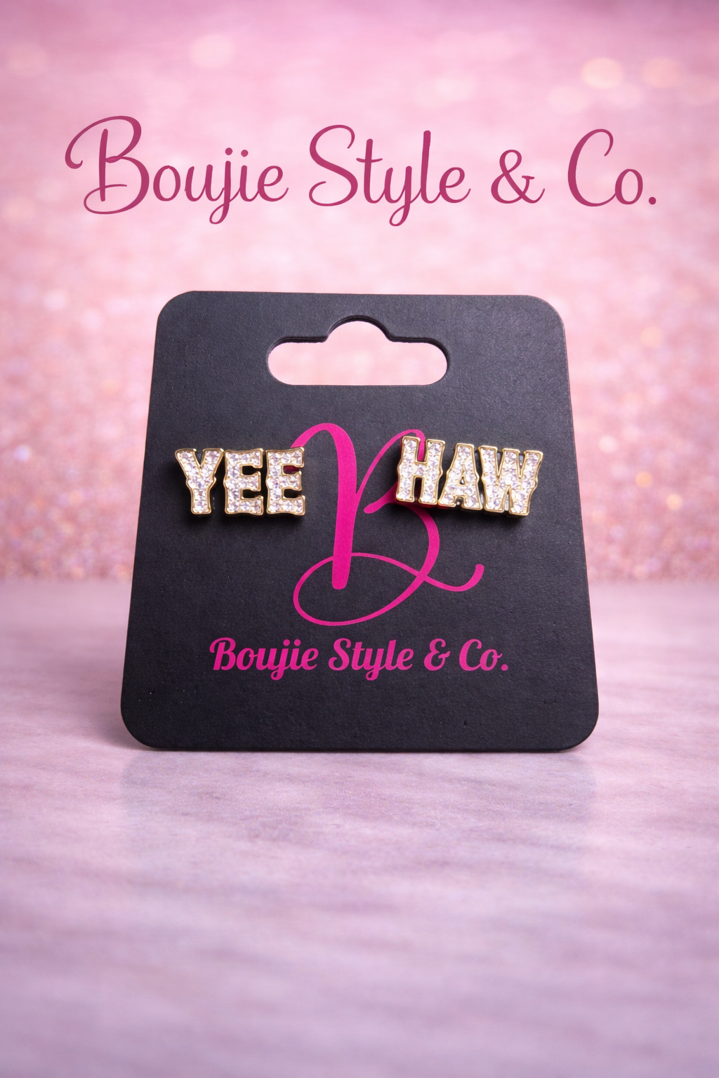 Yee Haw Sparkle Stud Earrings