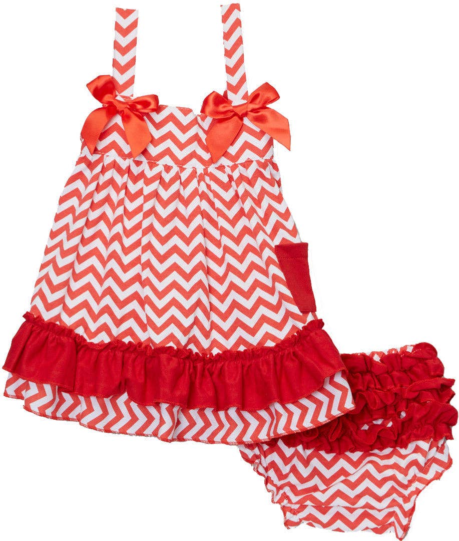 Wenchoice - Red Chevron  Swing Top