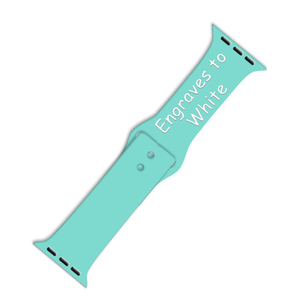 ShopTrendsNow - Engraving Dual Layer Silicone Apple Watch Engrave Laser Band