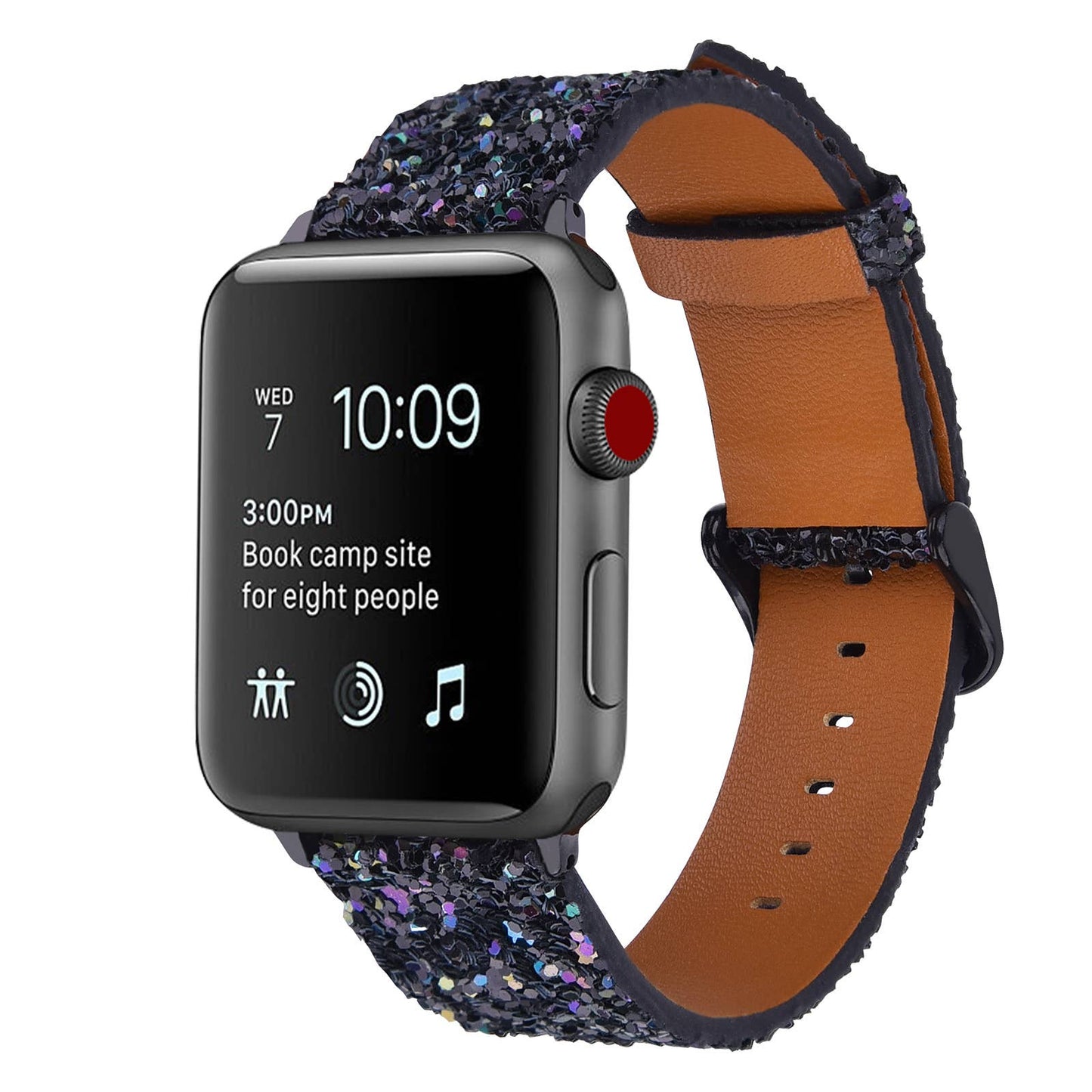 ShopTrendsNow - Shiny Glitter Leather Apple Watch Party Band New Years