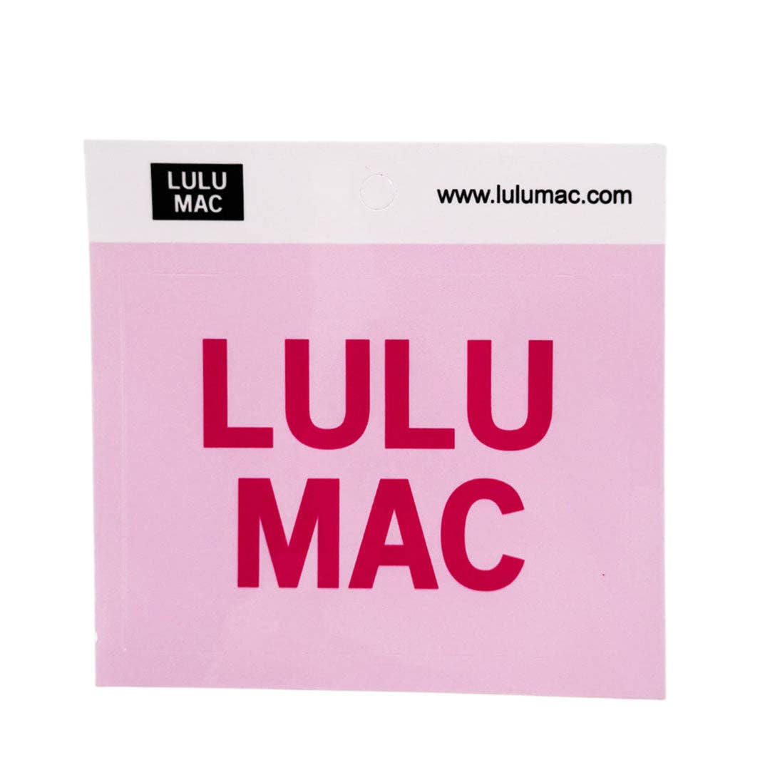 Girlie Girl Originals - Lulu Mac Decal/Sticker-Light Pink/Hot Pink