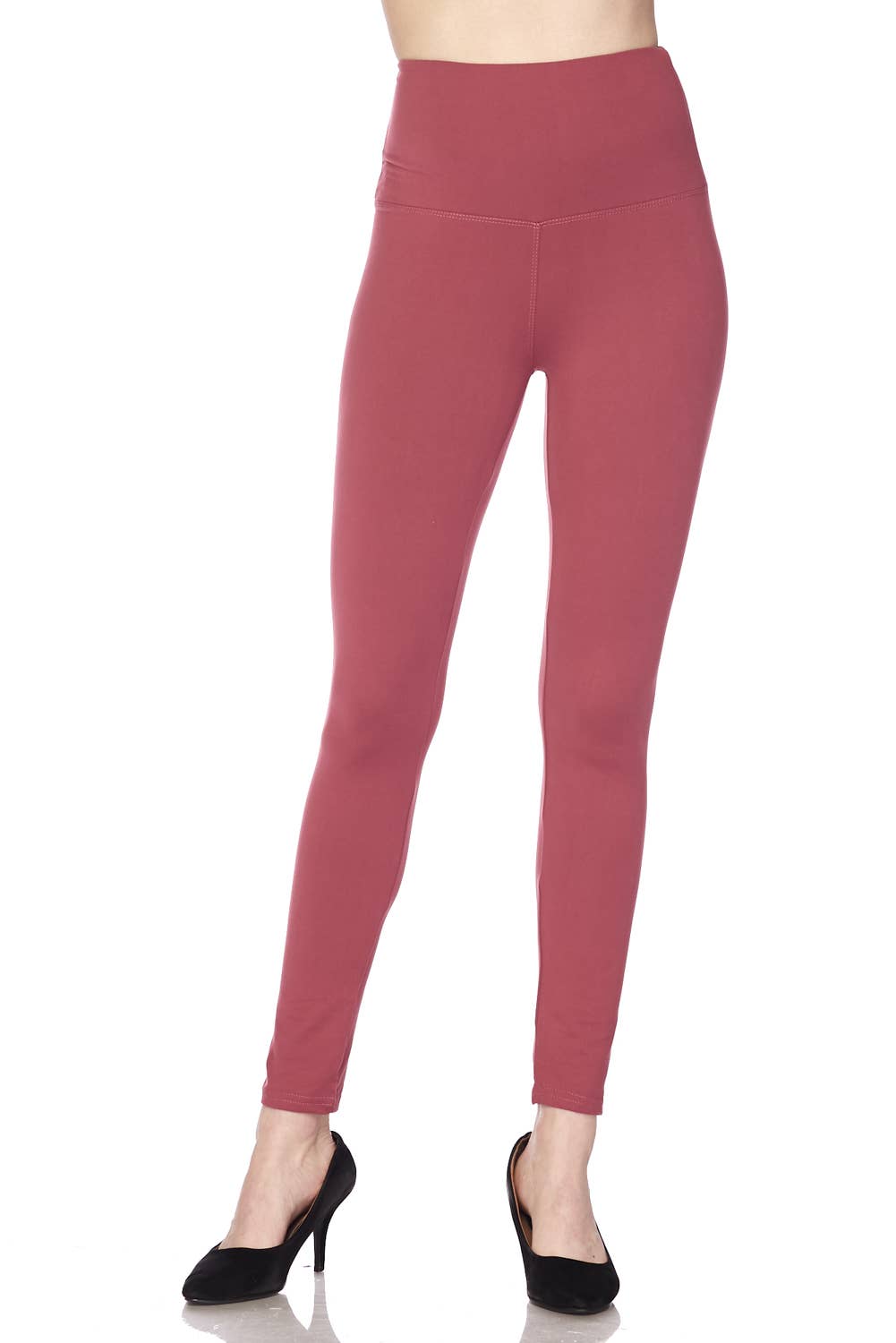 Truly Contagious - Super Soft 5" Waist | Tummy Control Leggings ( SOL01R-5 )