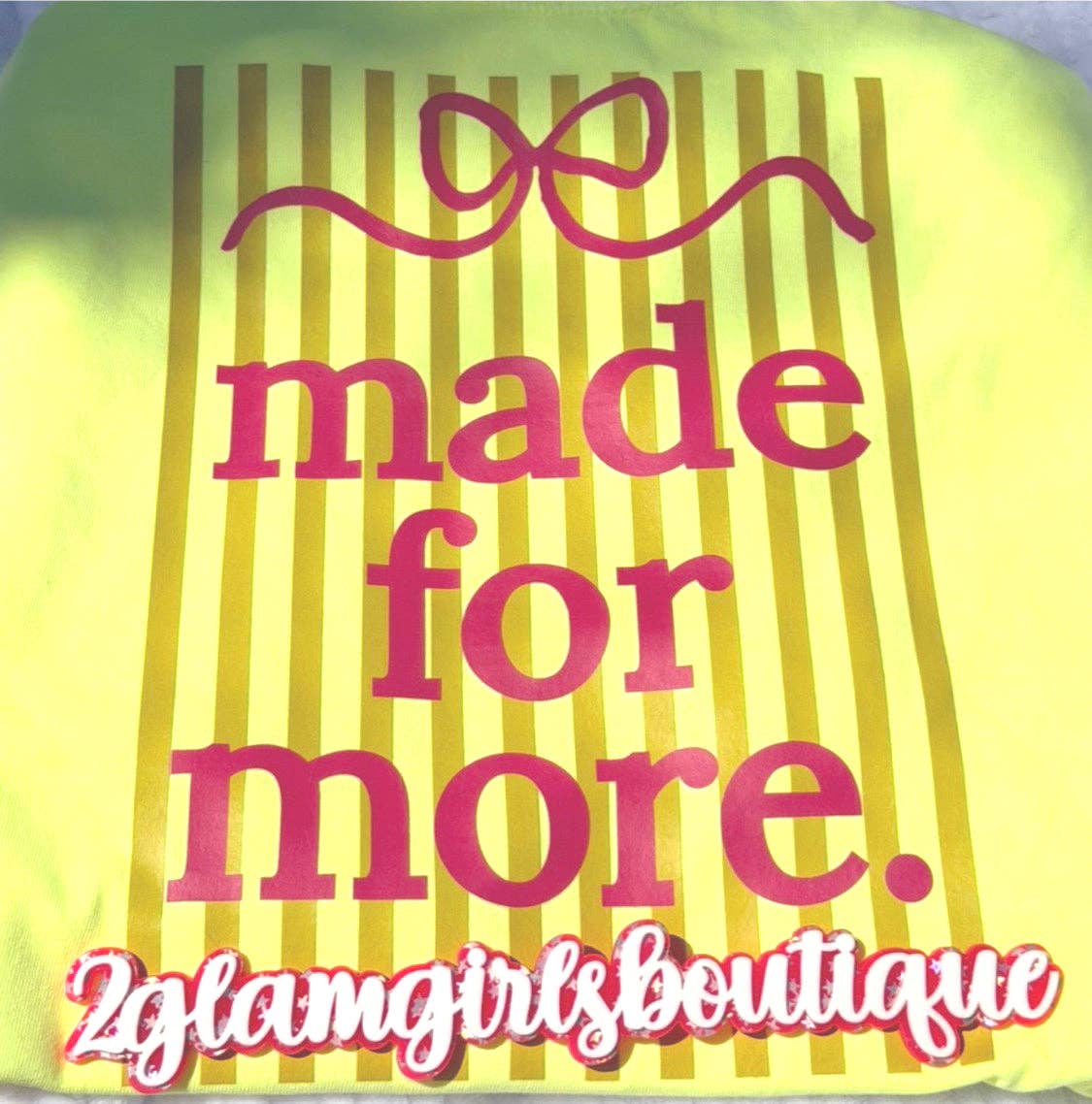 2 Glam Girls Boutique - 3 different Screenprint transfers