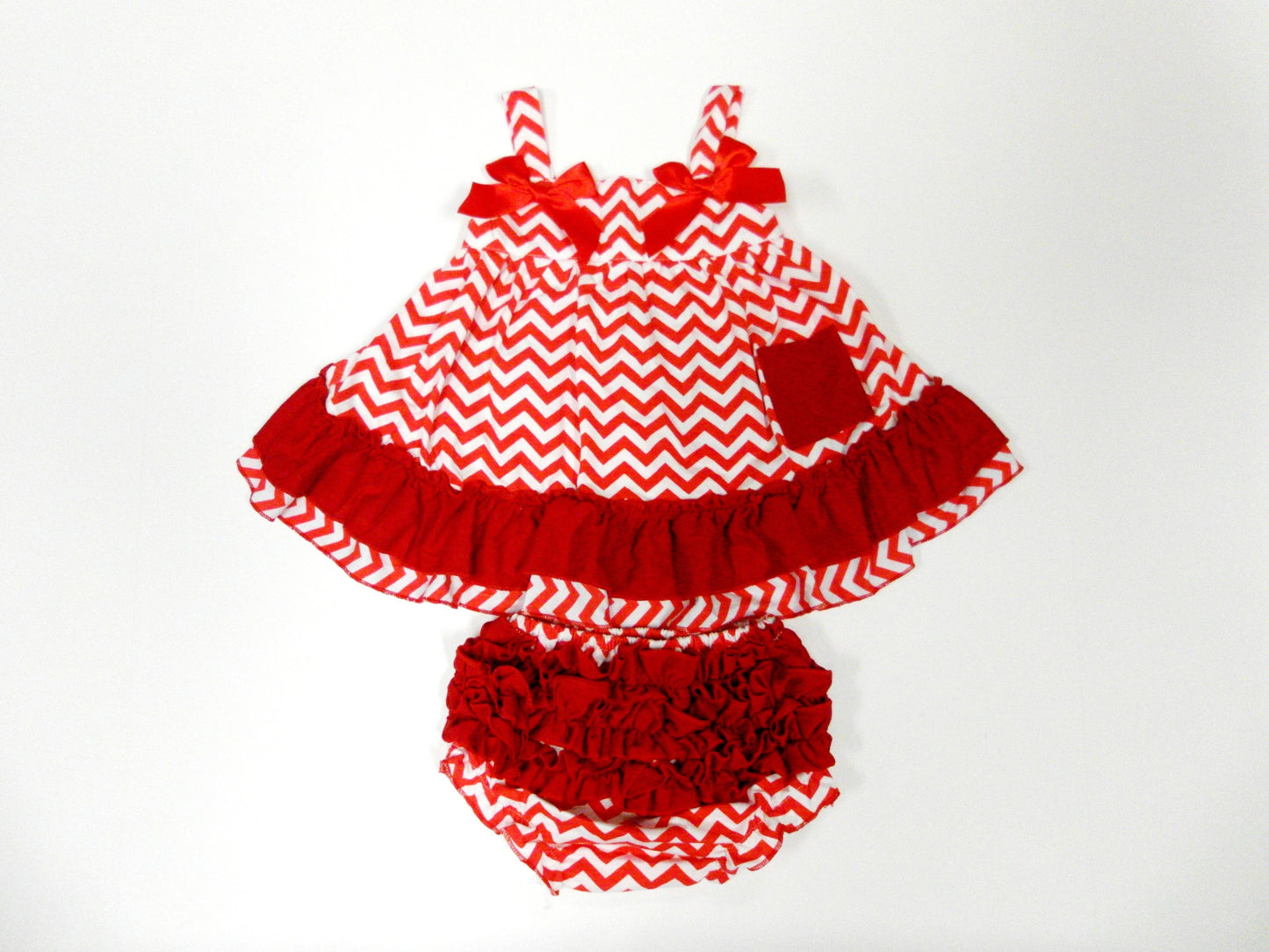 Wenchoice - Red Chevron  Swing Top