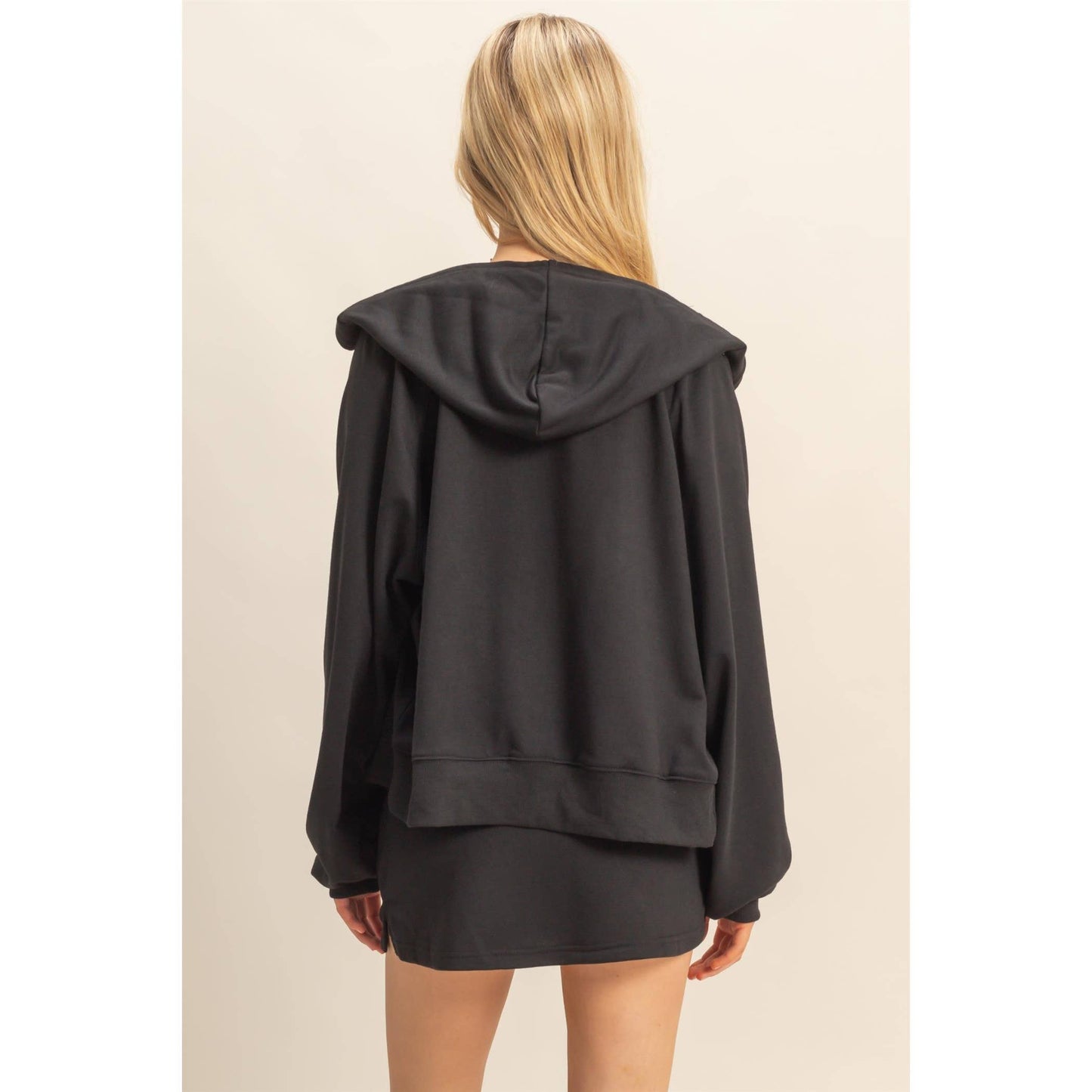HYFVE - Casual Hoodie And Skorts Set