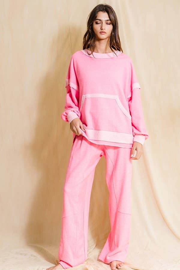 Elastic Banded Waist Lounge  Pants