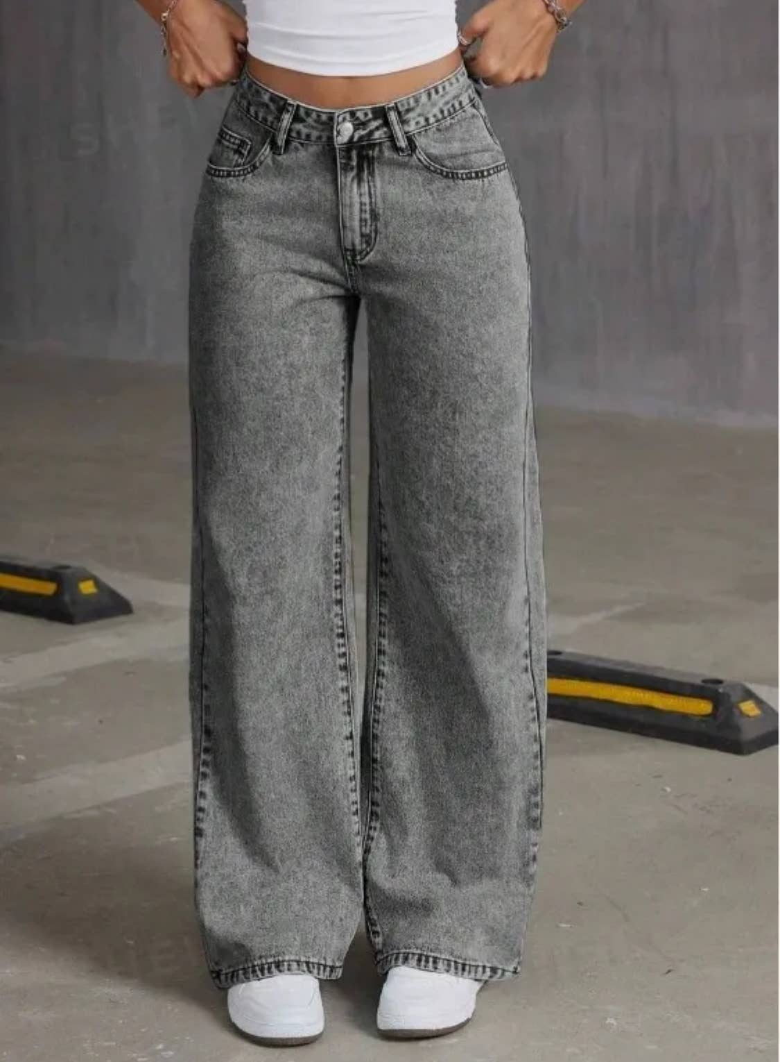 Serenity Collective - Bow Wide Leg Jeans