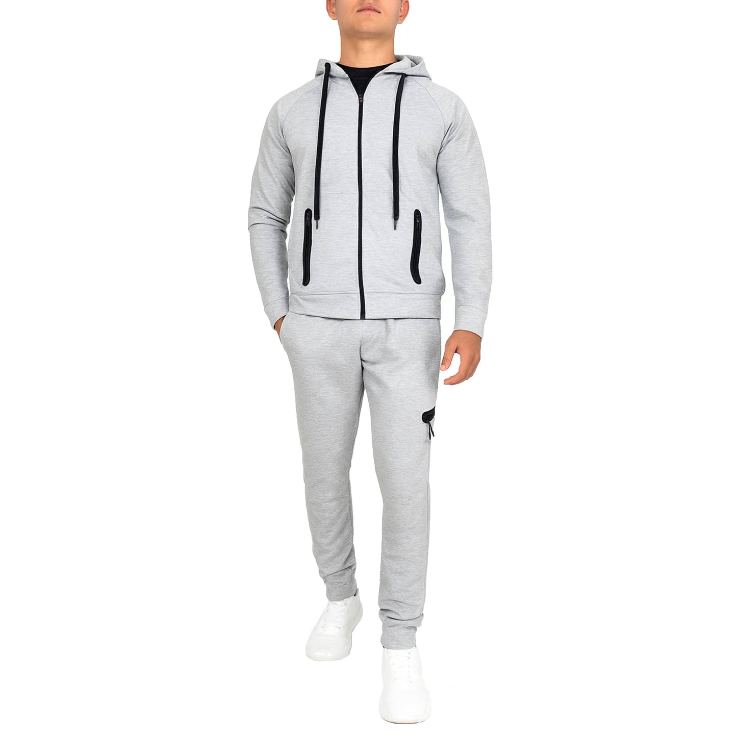 Galaxy By Harvic - 2-Piece Men's Tech Fleece Hoodie & Jogger Set (S-3XL)