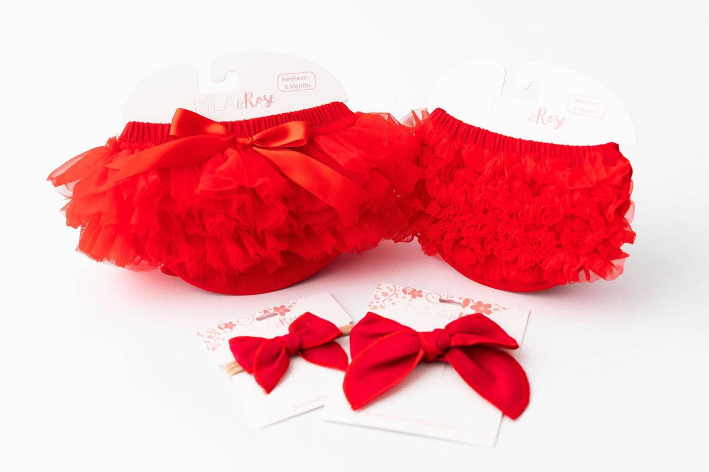 Mila & Rose - Red Ruffle Tutu Bloomer