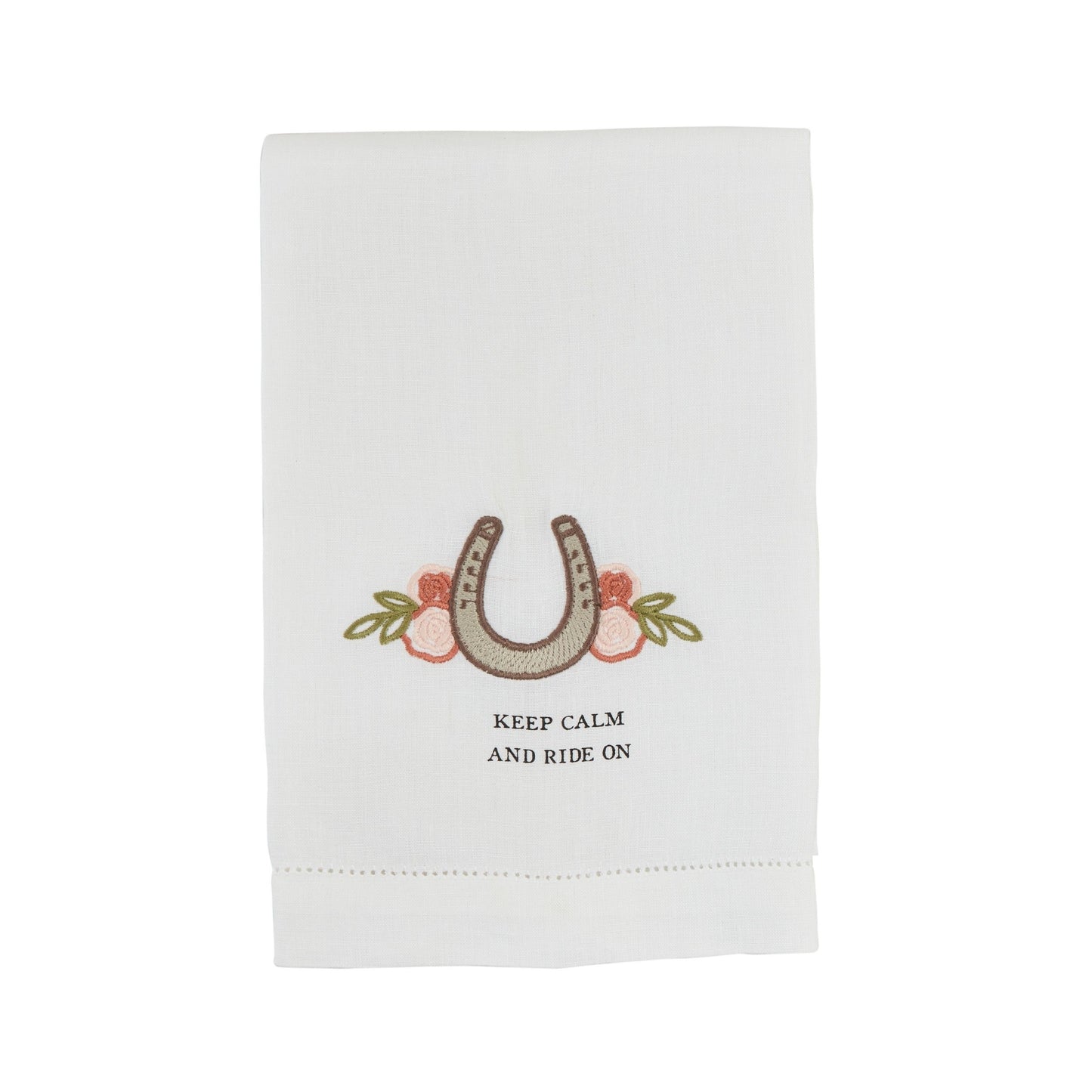 Keep Horse Embroidery Towel