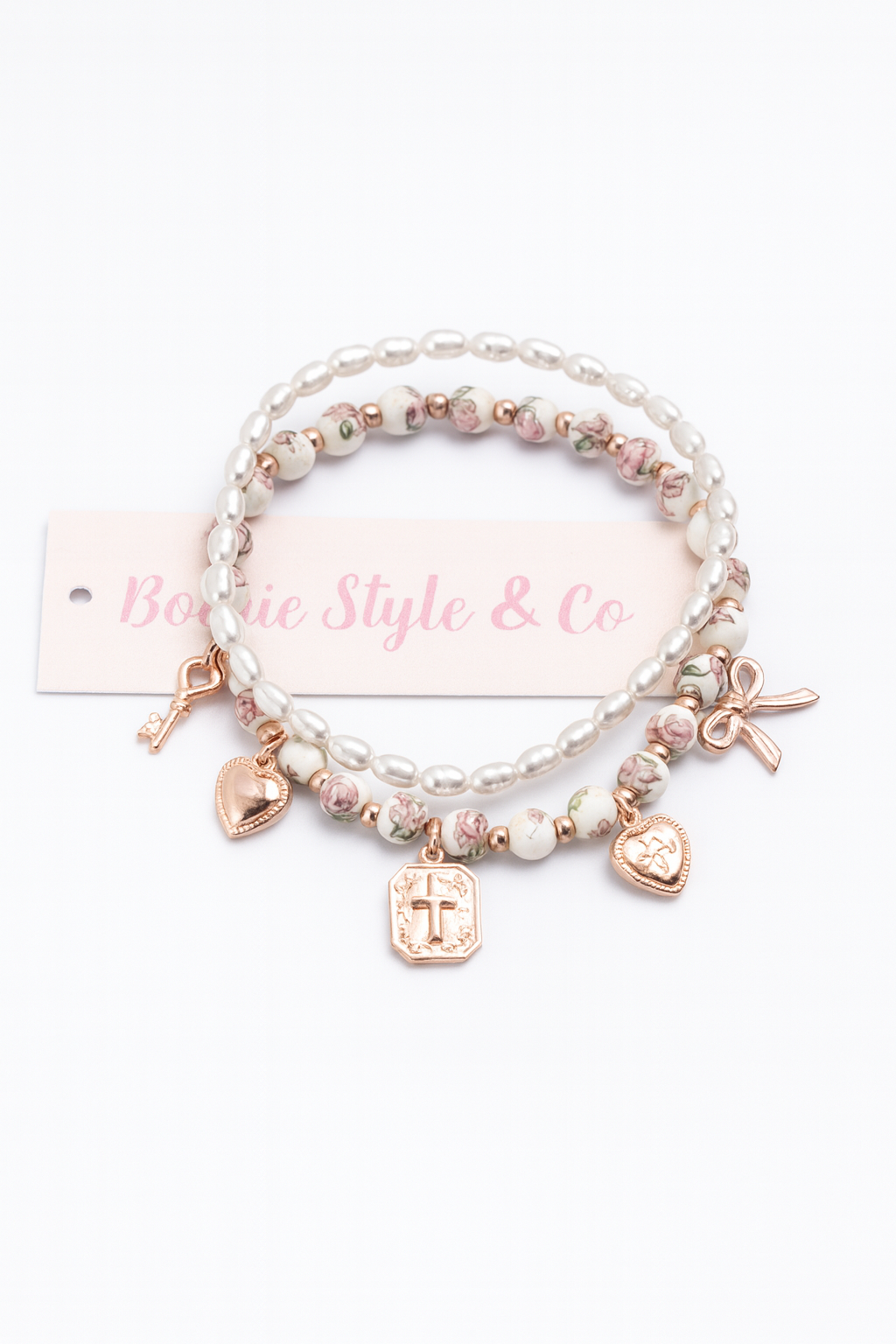 Time Charm Bracelet Set