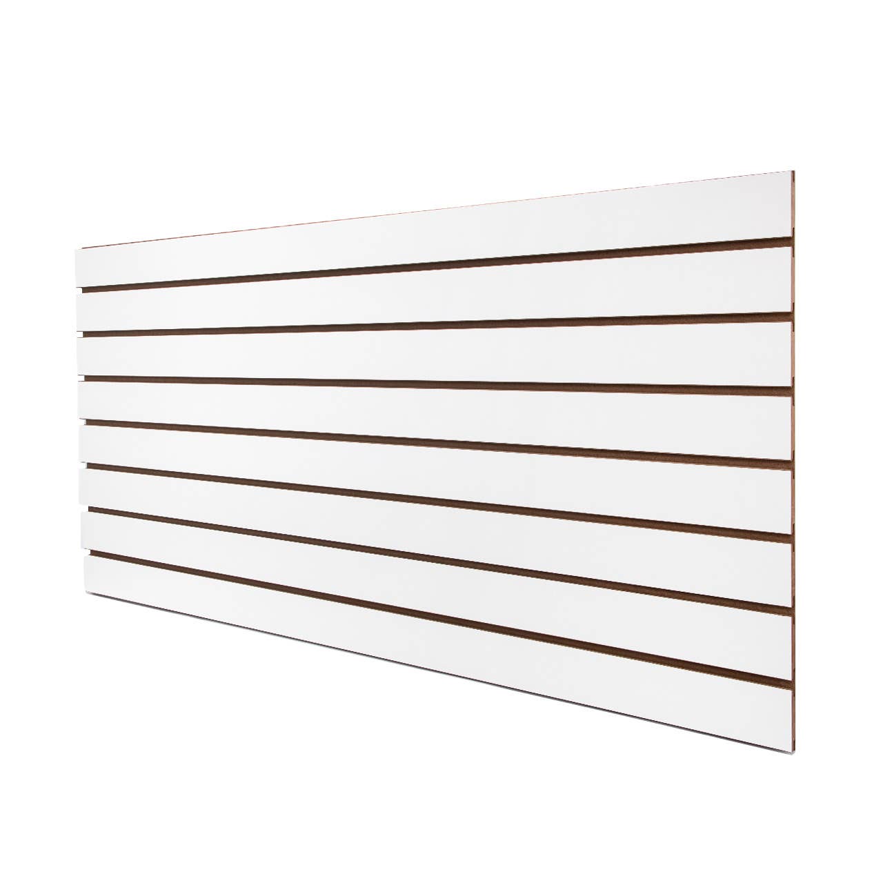 Store Supply Warehouse - 2' X 4' White Horizontal Slatwall Easy Panels - Pack Of 2