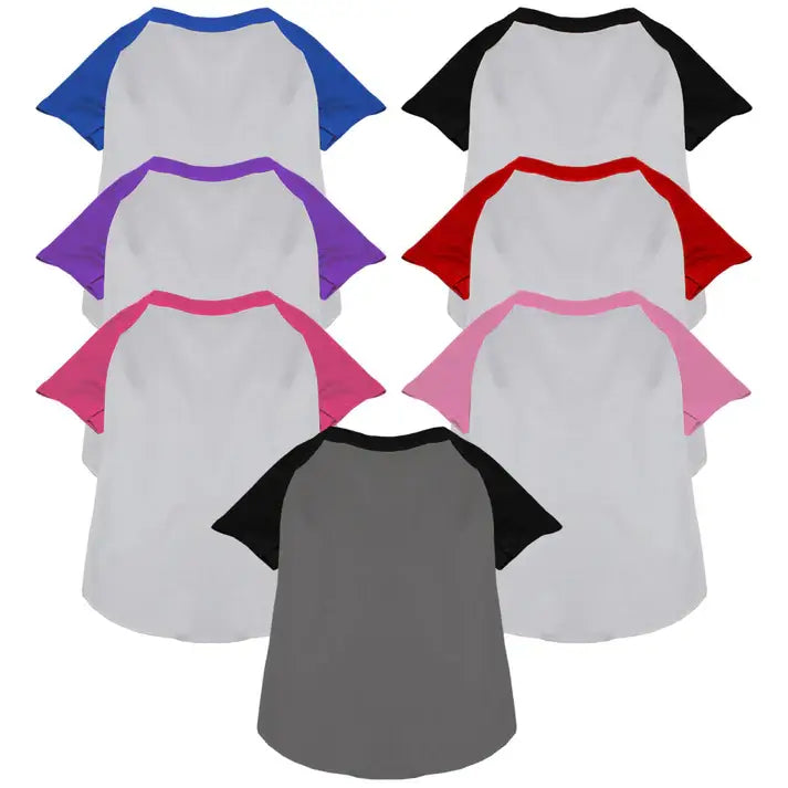 Mirage Pet Products - Raglan Baseball Pet Shirt