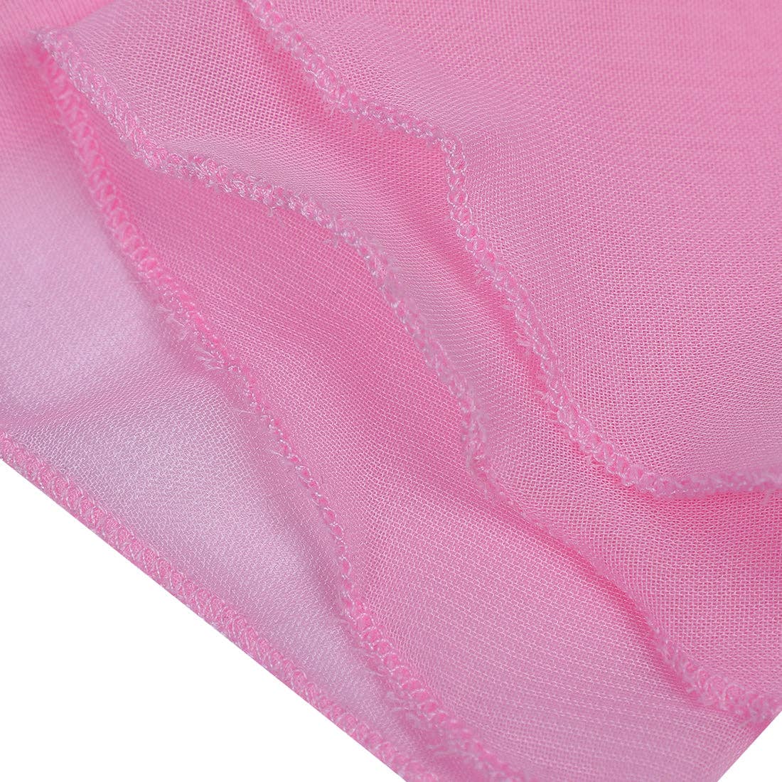 Wenchoice - Baby Pink Chiffon Hi-Low Skirt