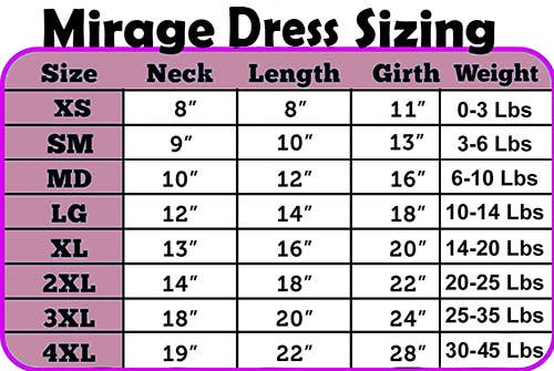 Mirage Pet Products - Plain (Blank) Dog Dresses