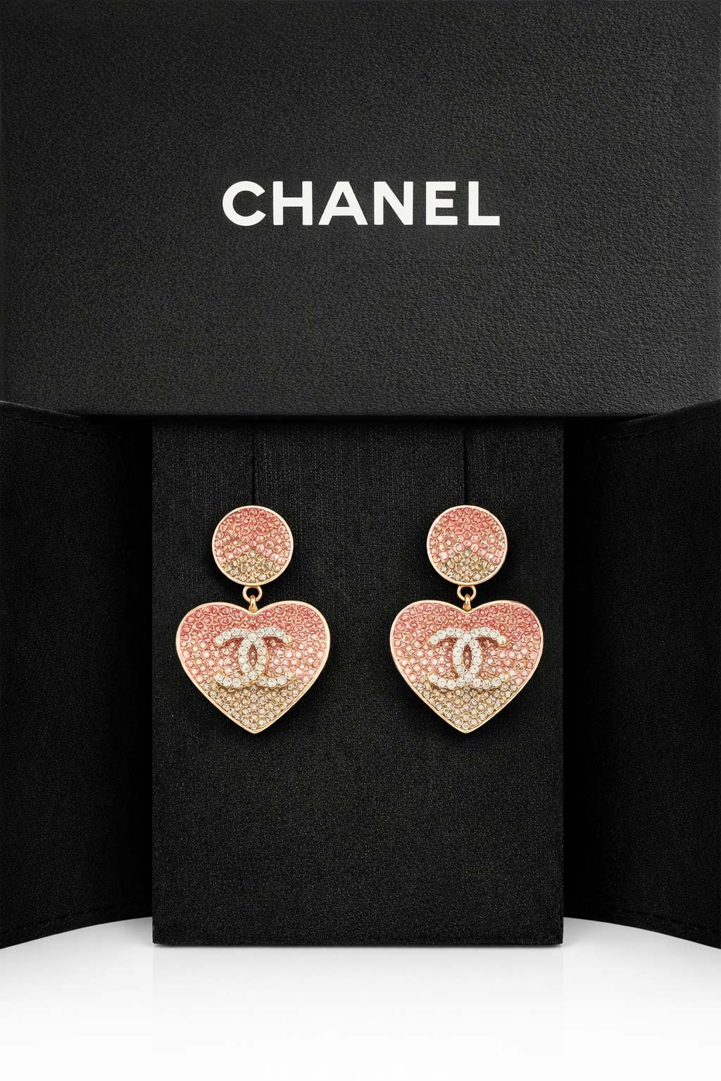Hidden Spark Heart Earrings