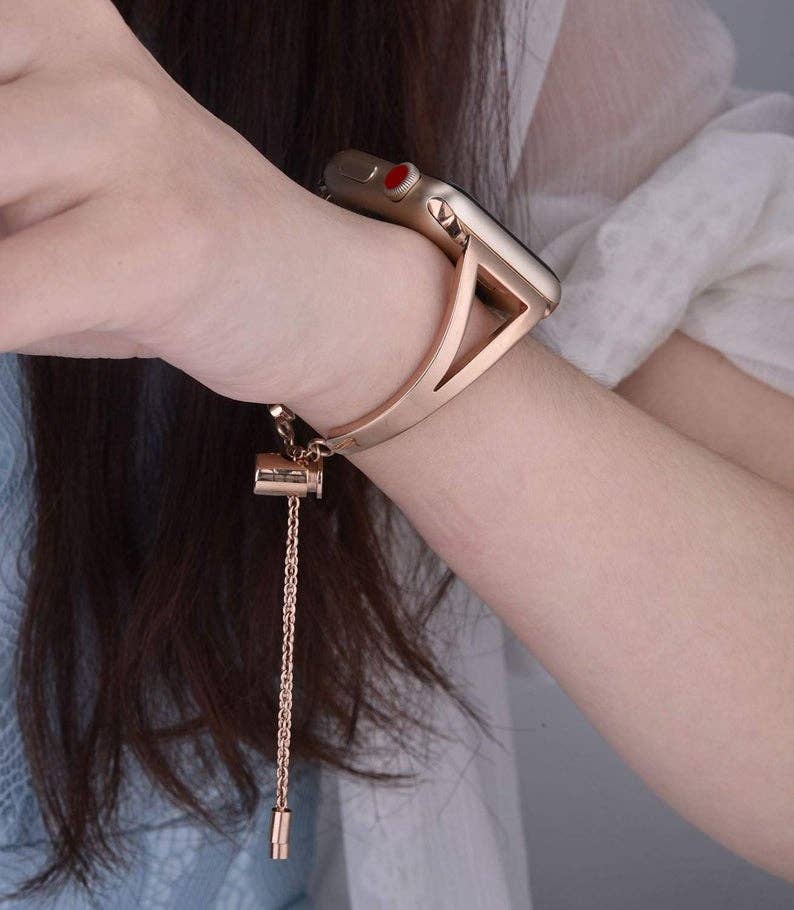ShopTrendsNow - Cuff Bangle Bracelet Apple Watch Bands