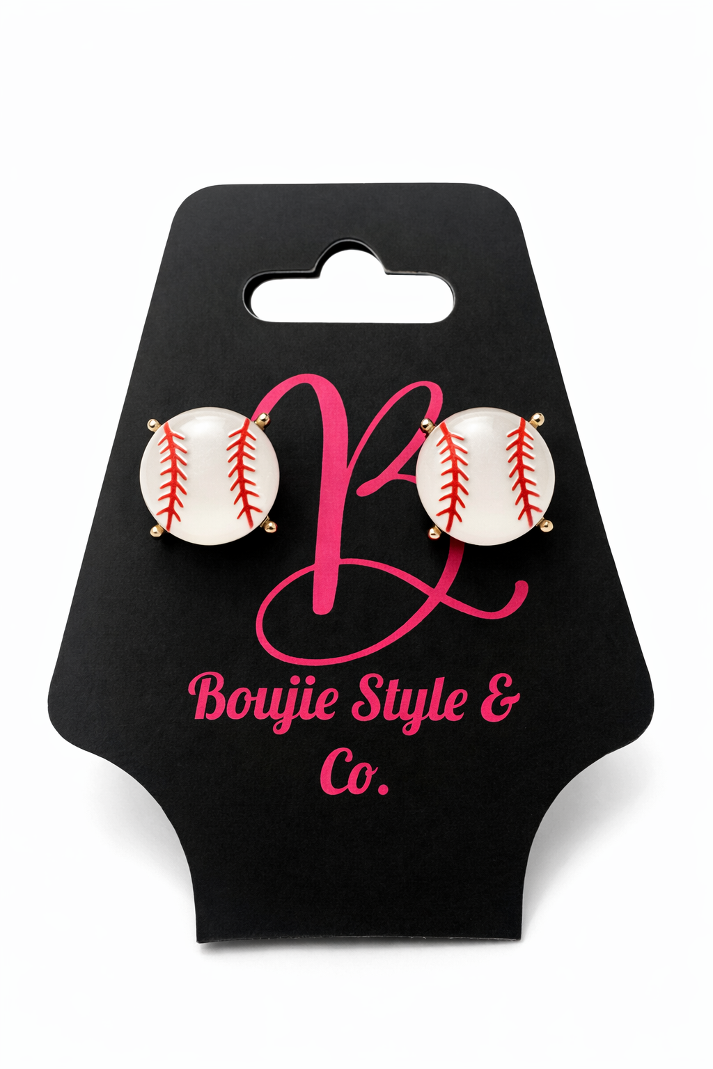 Baseball Stud Earrings
