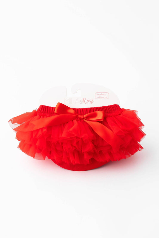 Mila & Rose - Red Ruffle Tutu Bloomer