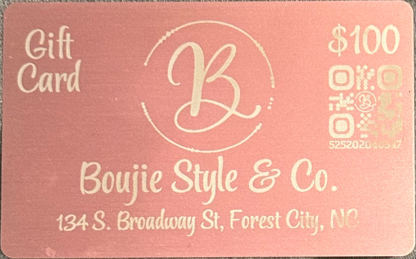 Boujie Style & Co. Gift Card
