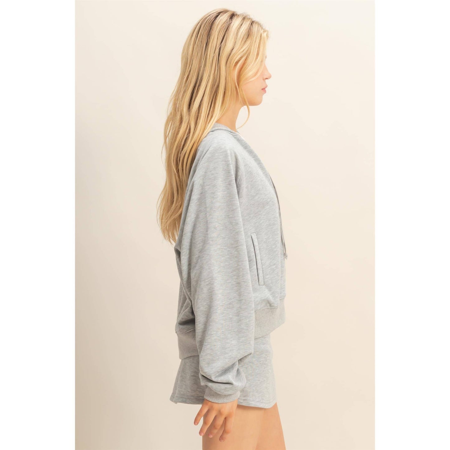 HYFVE - Casual Hoodie And Skorts Set