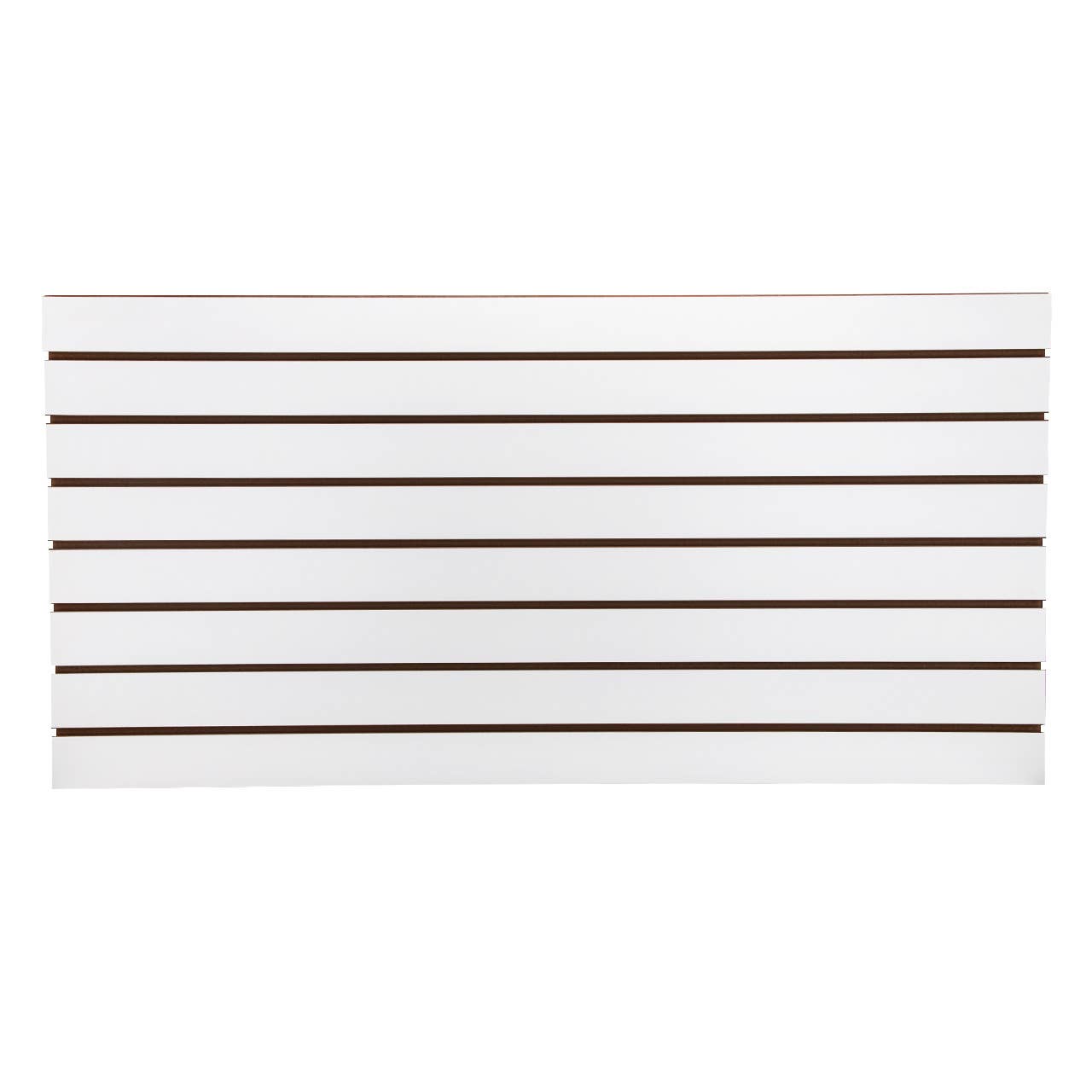 Store Supply Warehouse - 2' X 4' White Horizontal Slatwall Easy Panels - Pack Of 2