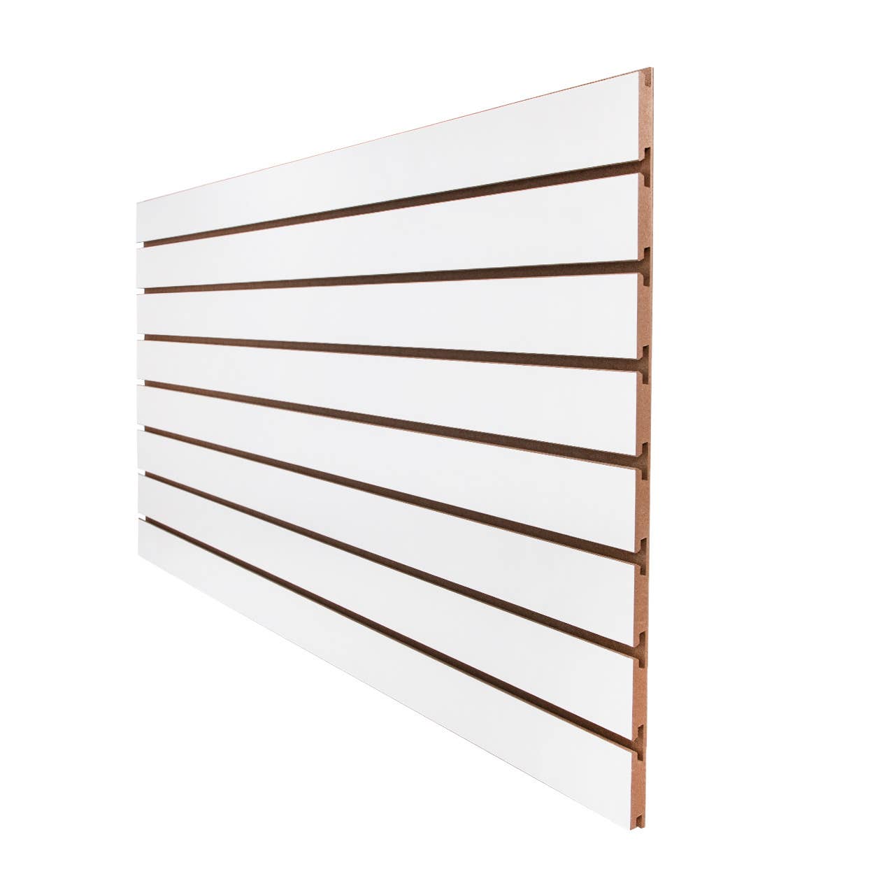 Store Supply Warehouse - 2' X 4' White Horizontal Slatwall Easy Panels - Pack Of 2