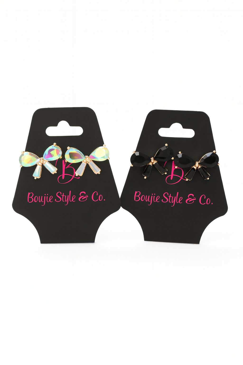 Bow Glam Stud Earrings