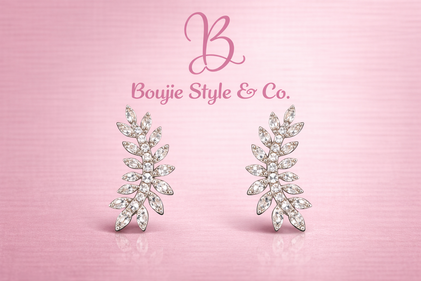 Crystal Vine Statement Earrings