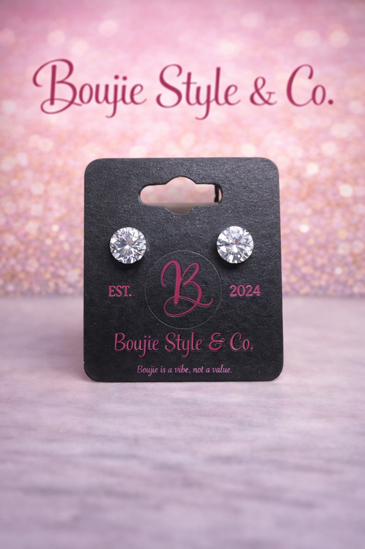 Forever Crystal Stud Earrings